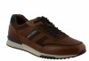Australian Footwear Filmon Leather Trainers Cognac-Blue