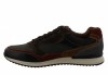 Australian Footwear Roberto Leather Trainers Grey Brick Cognac