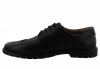 Josef Seibel Alastair 14 Lace-up Black Extra-Wide Smart Leather Shoes