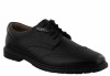 Josef Seibel Alastair 14 Lace-up Black Extra-Wide Smart Leather Shoes