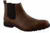 Josef Seibel Jasper 50 Cognac Brown Leather Chelsea Boots