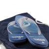 HOLIDAY SET - One pair of D555 Maui Flip-flops & Converse Cinch Bag in Blue
