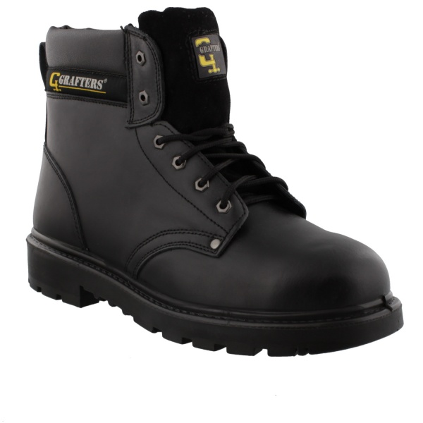 Grafters Apprentice Safety Boot Black 