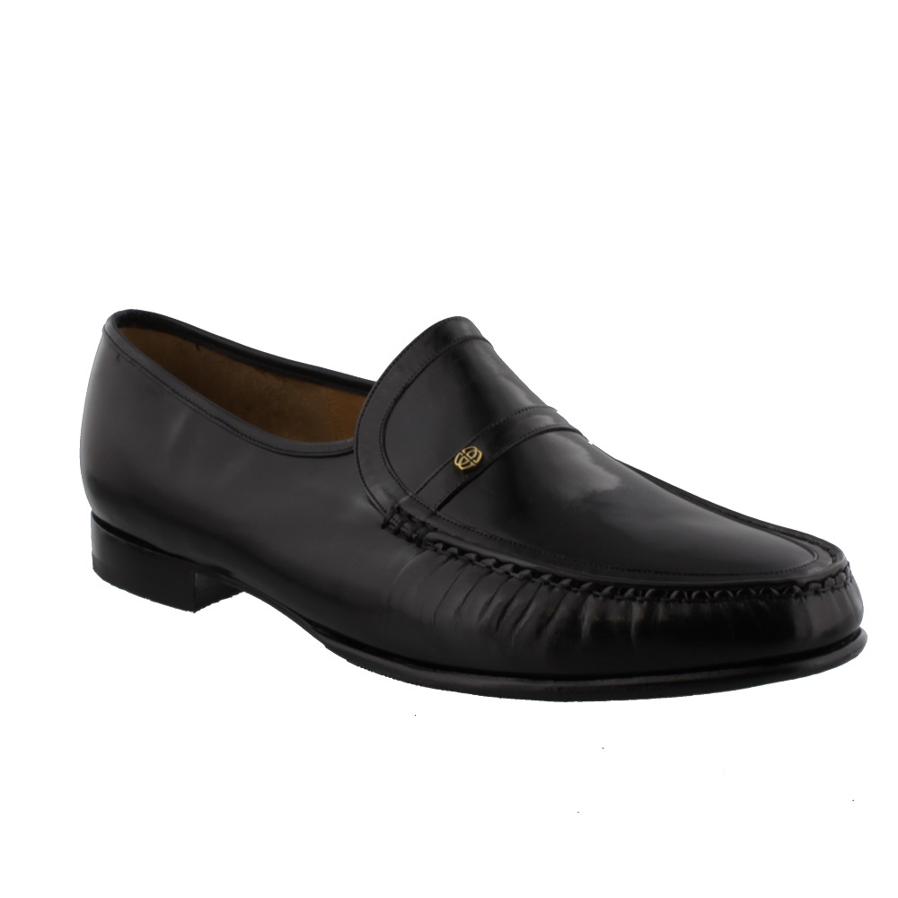 Barker Jefferson Shoes Black Kid Leather - Bigfootshoes