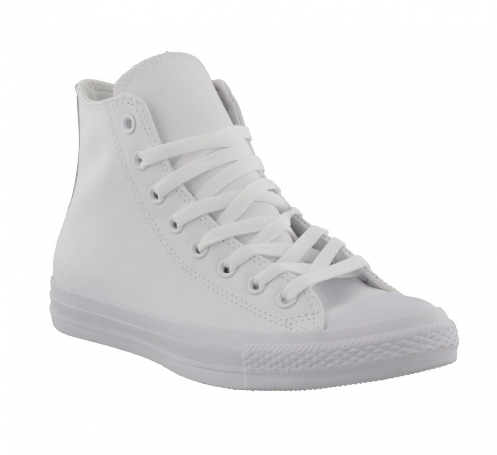 converse hi mono white