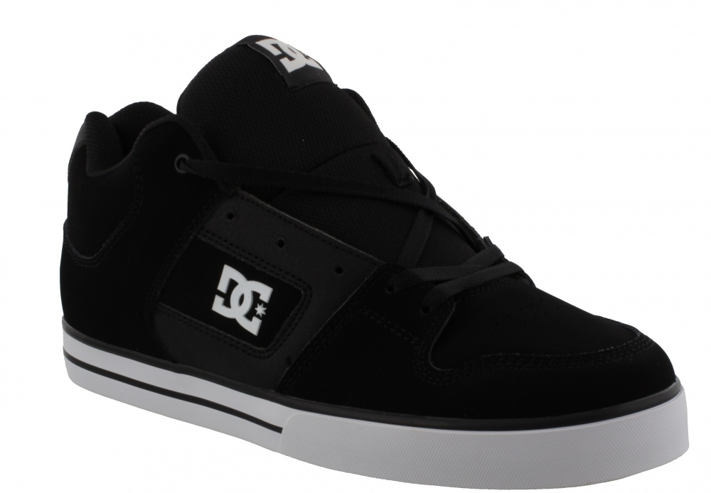 DC Shoes PURE MID Black White BKW - Bigfootshoes