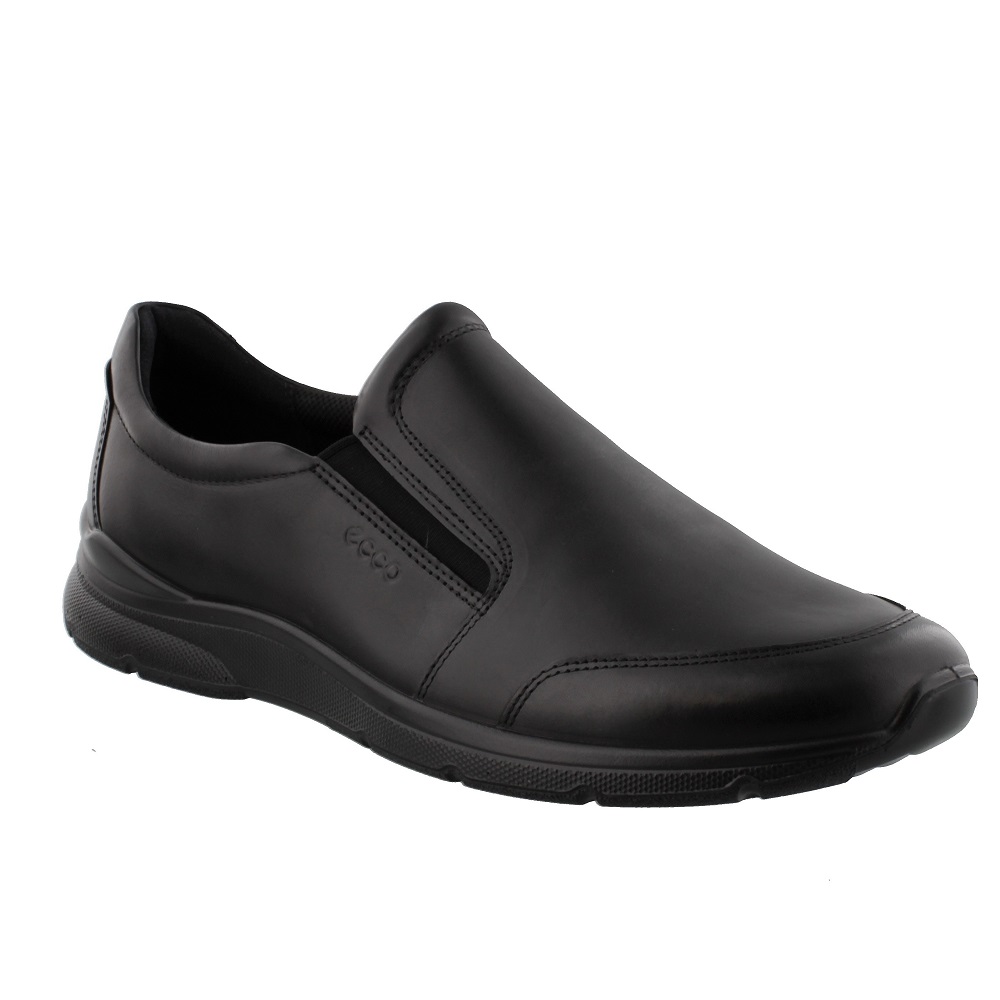 ecco black slip on shoes