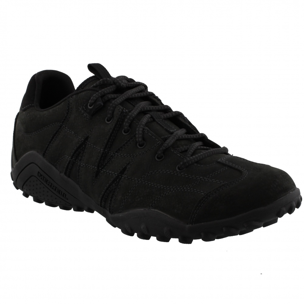 MERRELL Sprint V LTR Black Leather J002613 - Bigfootshoes