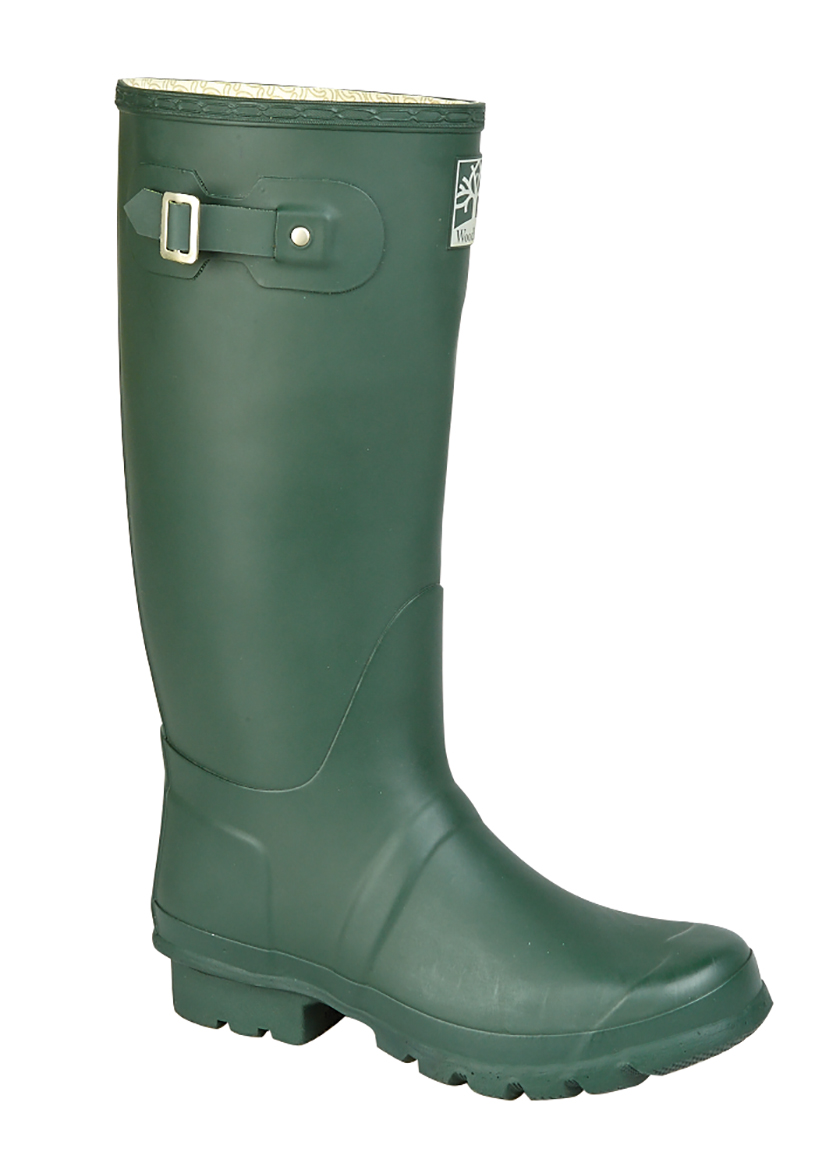 Woodland W260E Wide-fit welly green - Bigfootshoes