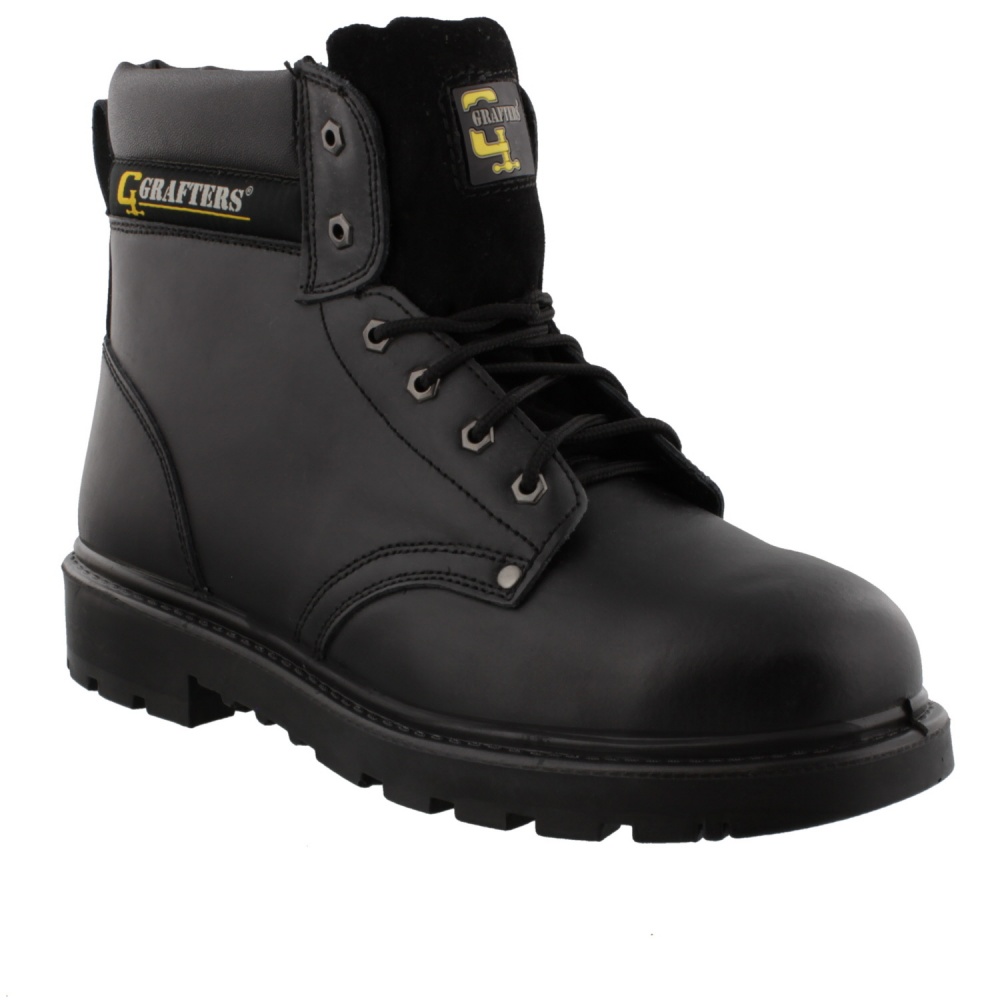 Grafters Apprentice Safety Boot Black - Bigfootshoes